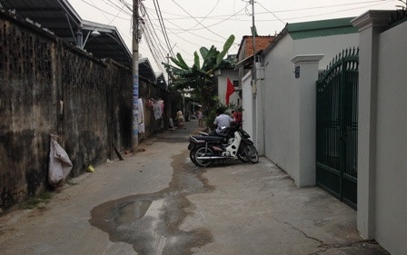 Đường nội bộ KCX Việt Thắng, nơi xảy ra nghi án dùng súng cướp tài sản