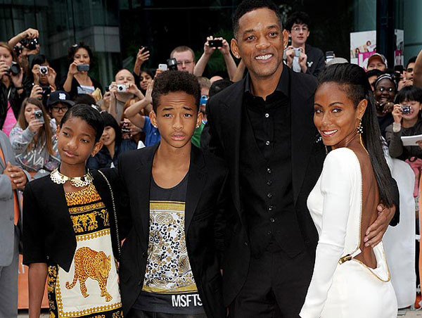 Vợ chồng Will Smith và Jayden, Willow tại một liên hoan phim