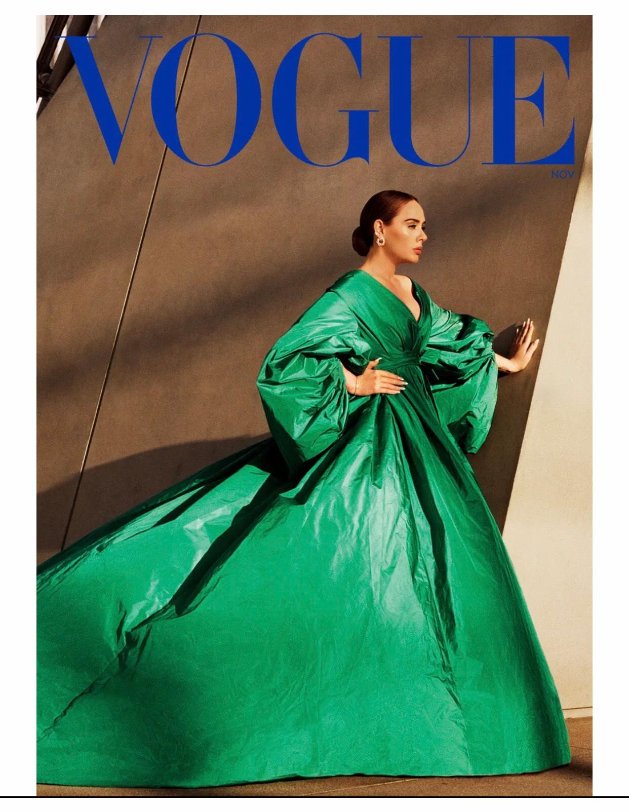 Adele xuất hiện đầy quyền lực trên bìa tạp chí Vogue Mỹ. Nguồn ảnh: Vogue Adele xuất hiện đầy quyền lực trên bìa tạp chí Vogue Mỹ. Nguồn ảnh: Vogue