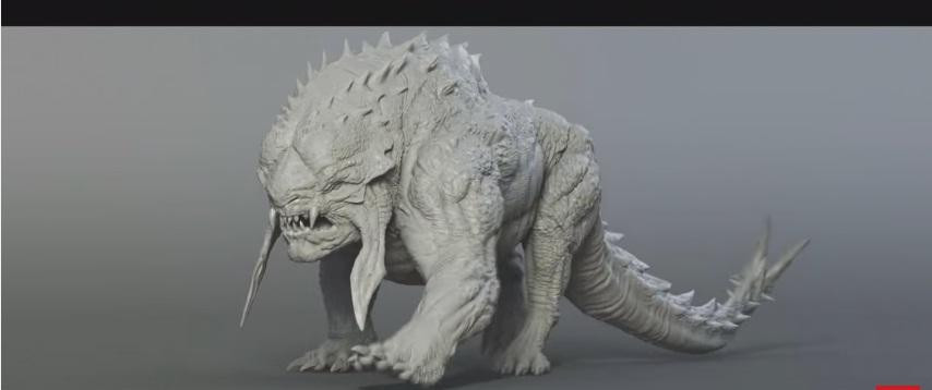 Hình tượng quái vật Frost Beast trong phim "Thor". Hình tượng quái vật Frost Beast trong phim "Thor".