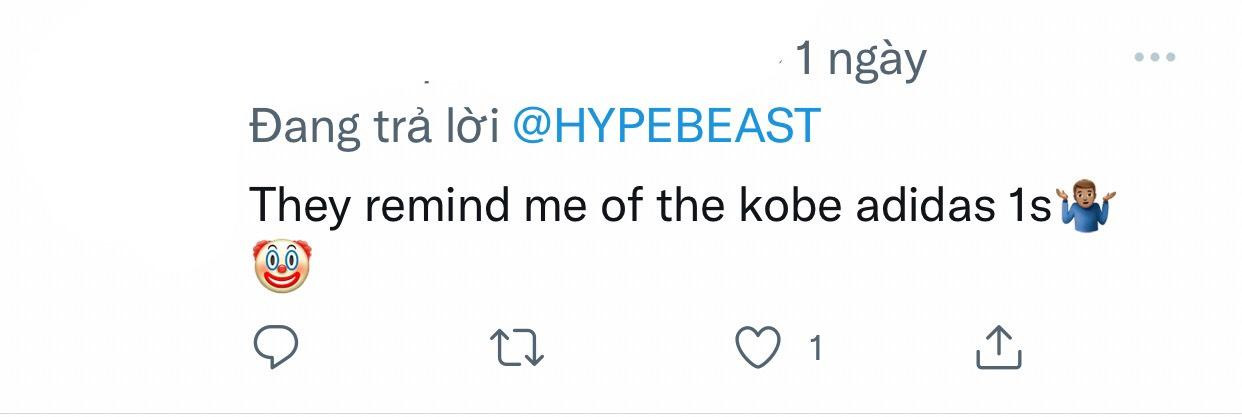 "Chúng nhắc tôi nhớ về dòng Kobe Adidas". "Chúng nhắc tôi nhớ về dòng Kobe Adidas".