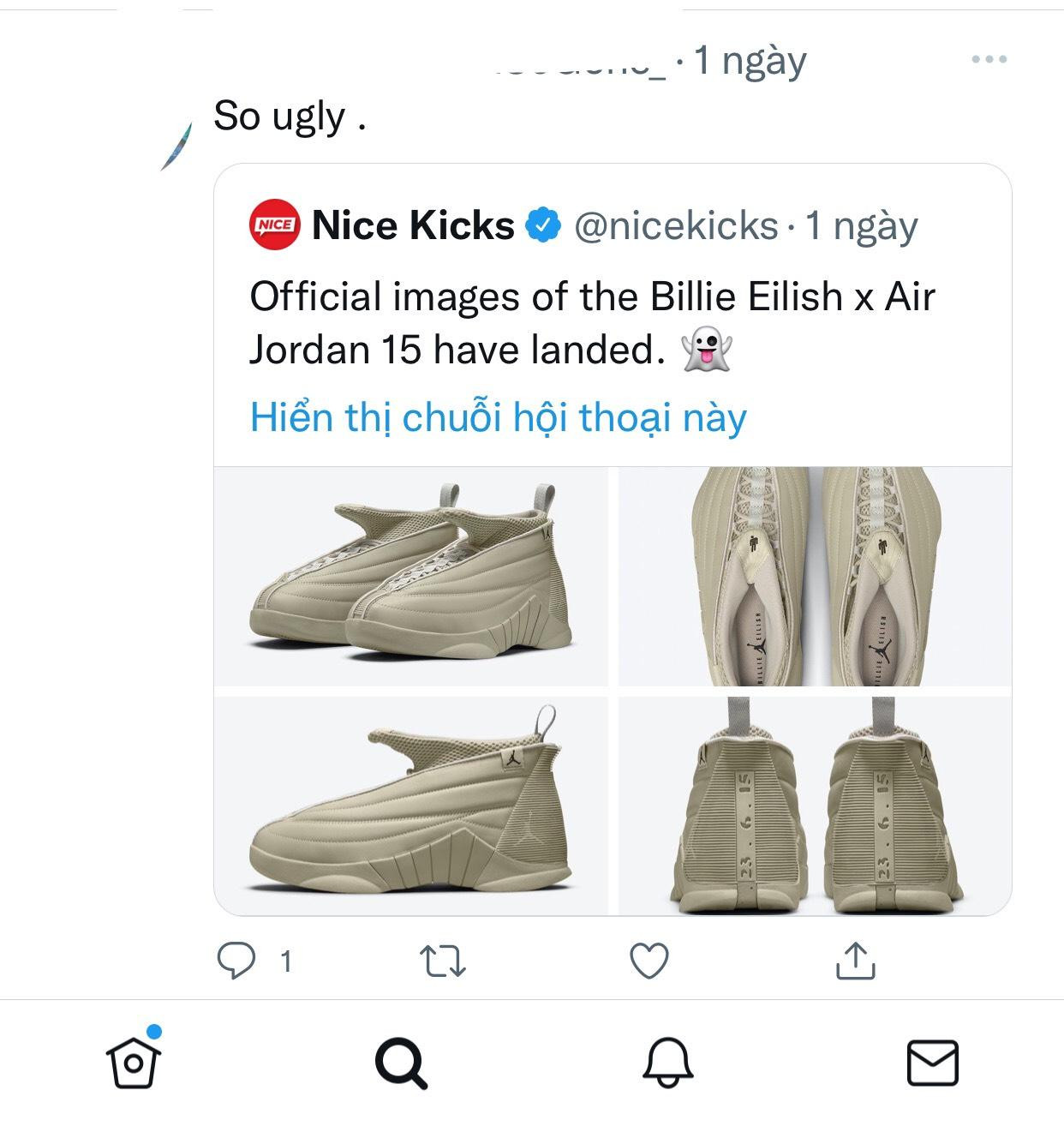 "Trông thật xấu xí" "Trông thật xấu xí"