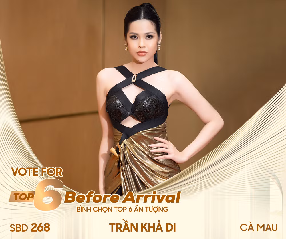 Người đẹp Trần Khả Di nhận được hơn 10.000 lượt yêu thích. Cô được đánh giá là nhân tố mới tại Miss Grand Vietnam 2023.
