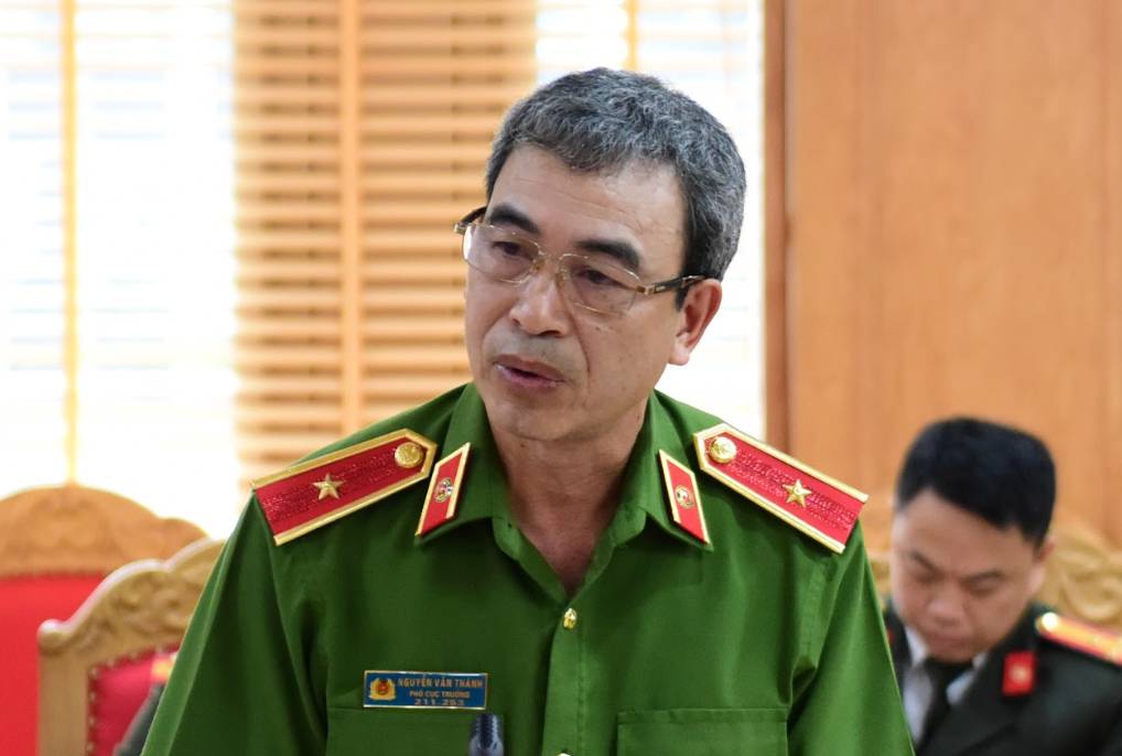 Thiếu tướng Nguyễn Văn Thành, Phó cục trưởng C03, Bộ Công an. Ảnh: Đ.P Thiếu tướng Nguyễn Văn Thành, Phó cục trưởng C03, Bộ Công an. Ảnh: Đ.P