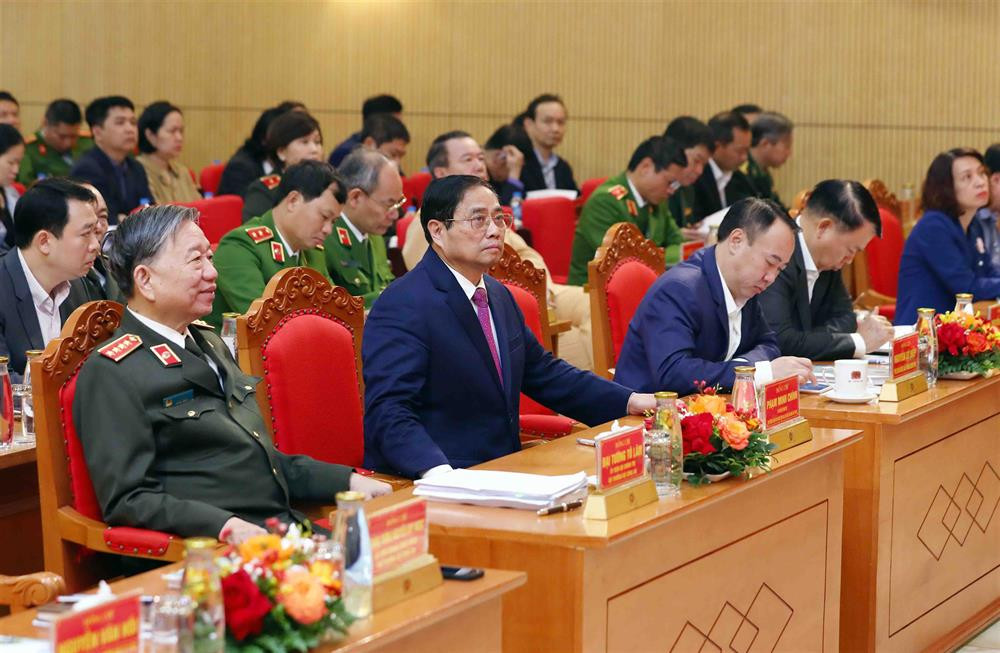 Thủ tướng Phạm Minh Chính tại hội nghị. Thủ tướng Phạm Minh Chính tại hội nghị.