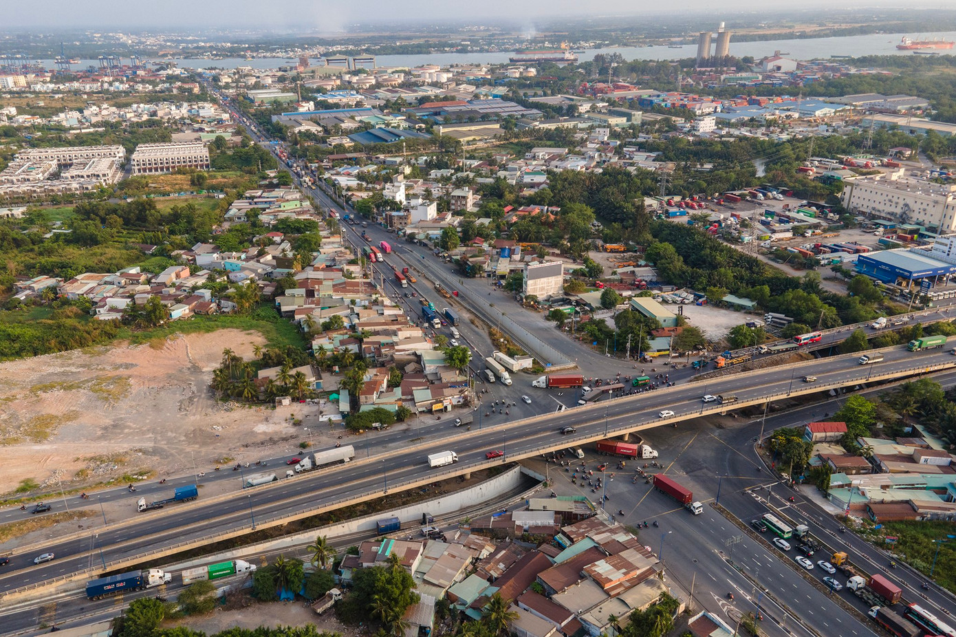 Nút giao thông Mỹ Thủy (TP Thủ Đức). Ảnh: PHẠM NGUYỄN