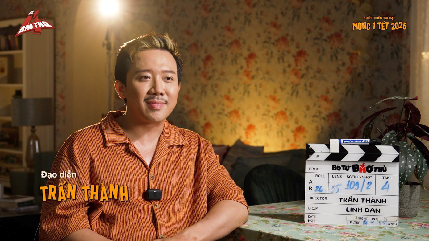 Trấn Thành bày tỏ tham vọng của mình thông qua Bộ Tứ Báo Thủ. Trấn Thành bày tỏ tham vọng của mình thông qua Bộ Tứ Báo Thủ.