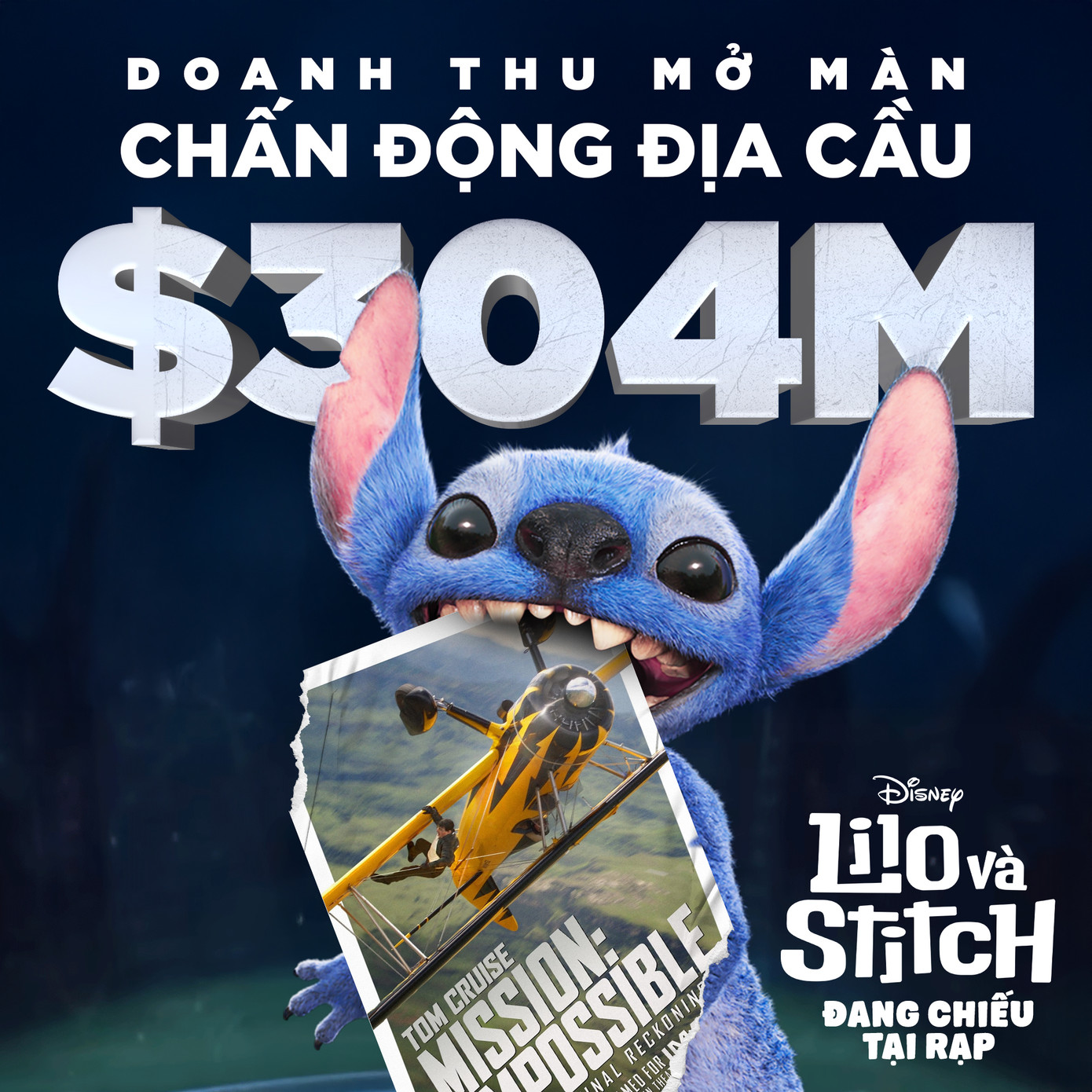 Lilo & Stitch bản live-action đang 'gây bão' toàn cầu. Lilo & Stitch bản live-action đang 'gây bão' toàn cầu.