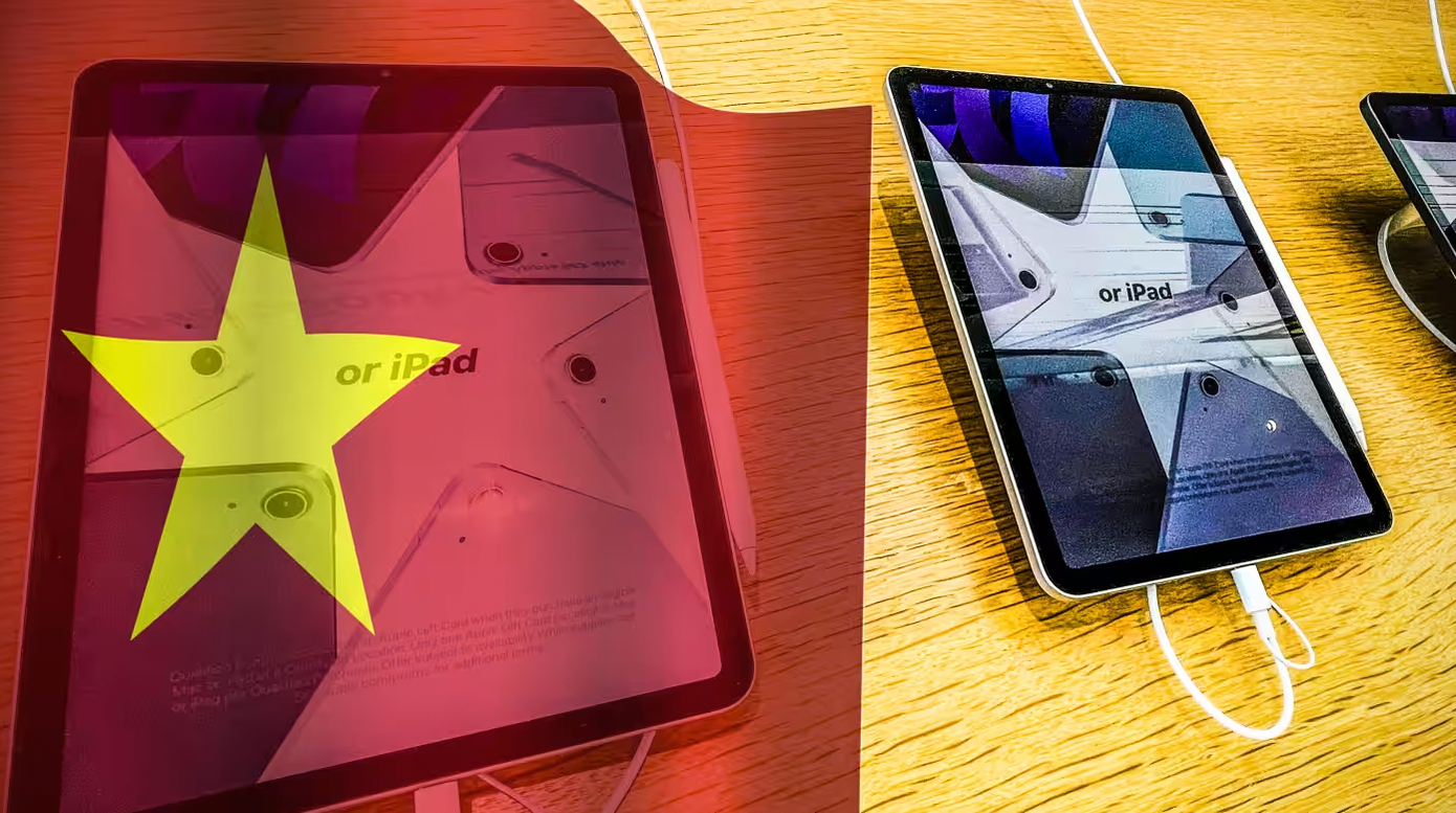 Theo Nikkei, lần đầu tiên Apple phân bổ nguồn lực phát triển sản phẩm iPad sang Việt Nam. Theo Nikkei, lần đầu tiên Apple phân bổ nguồn lực phát triển sản phẩm iPad sang Việt Nam.