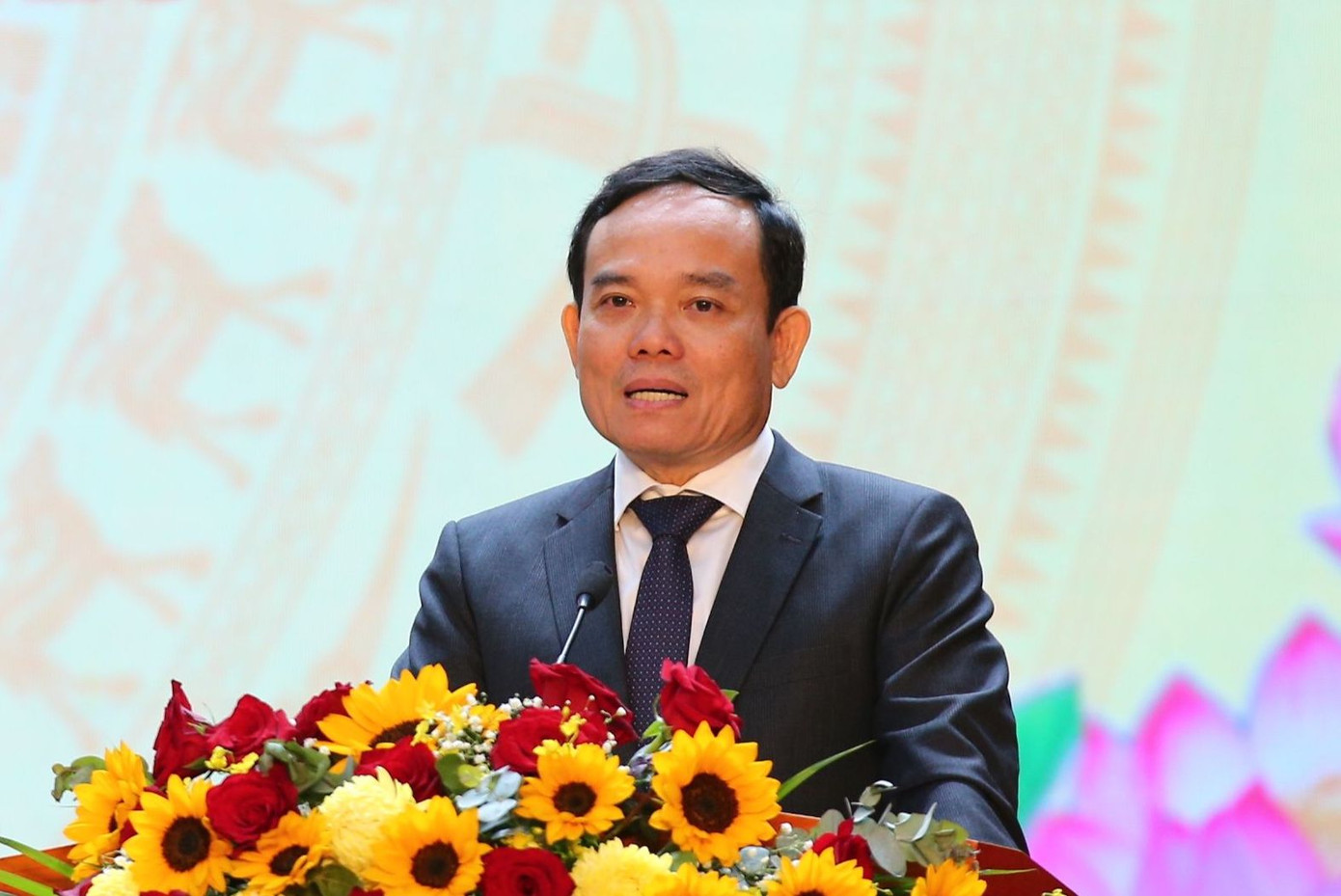 Phó Thủ tướng Trần Lưu Quang phát biểu tại hội nghị. Ảnh: Nhật Huy.