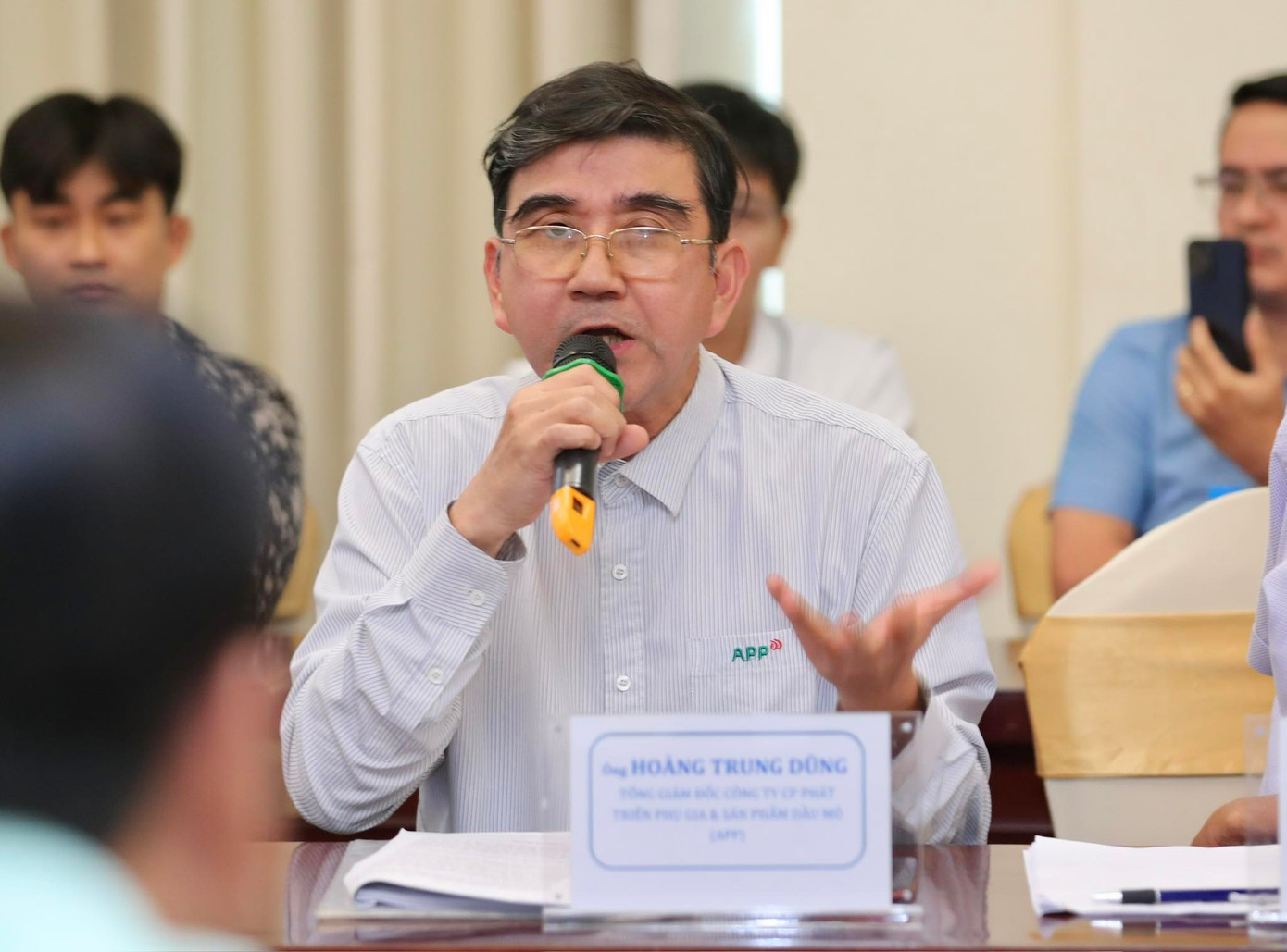 Ông Hoàng Trung Dũng - Tổng giám đốc Công ty cổ phần Phát triển Phụ gia và Sản phẩm dầu mỏ (APP)