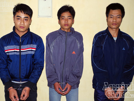 3 nghi phạm Lê Văn Lợi, Nguyễn Đình Bảo và Chu Văn Hải