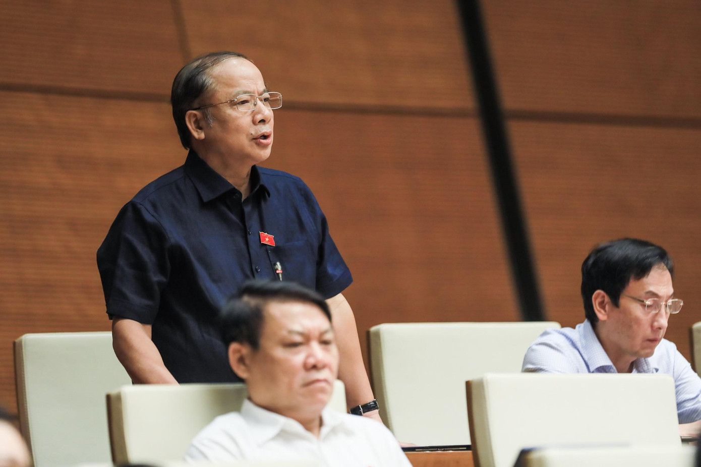 Đại biểu Nguyễn Văn Thân (Thái Bình). (Ảnh: Như Ý)