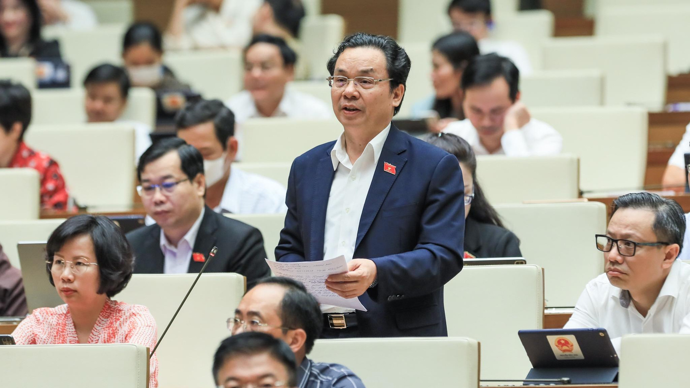 Đại biểu Hoàng Văn Cường. Ảnh Như Ý Đại biểu Hoàng Văn Cường. Ảnh Như Ý