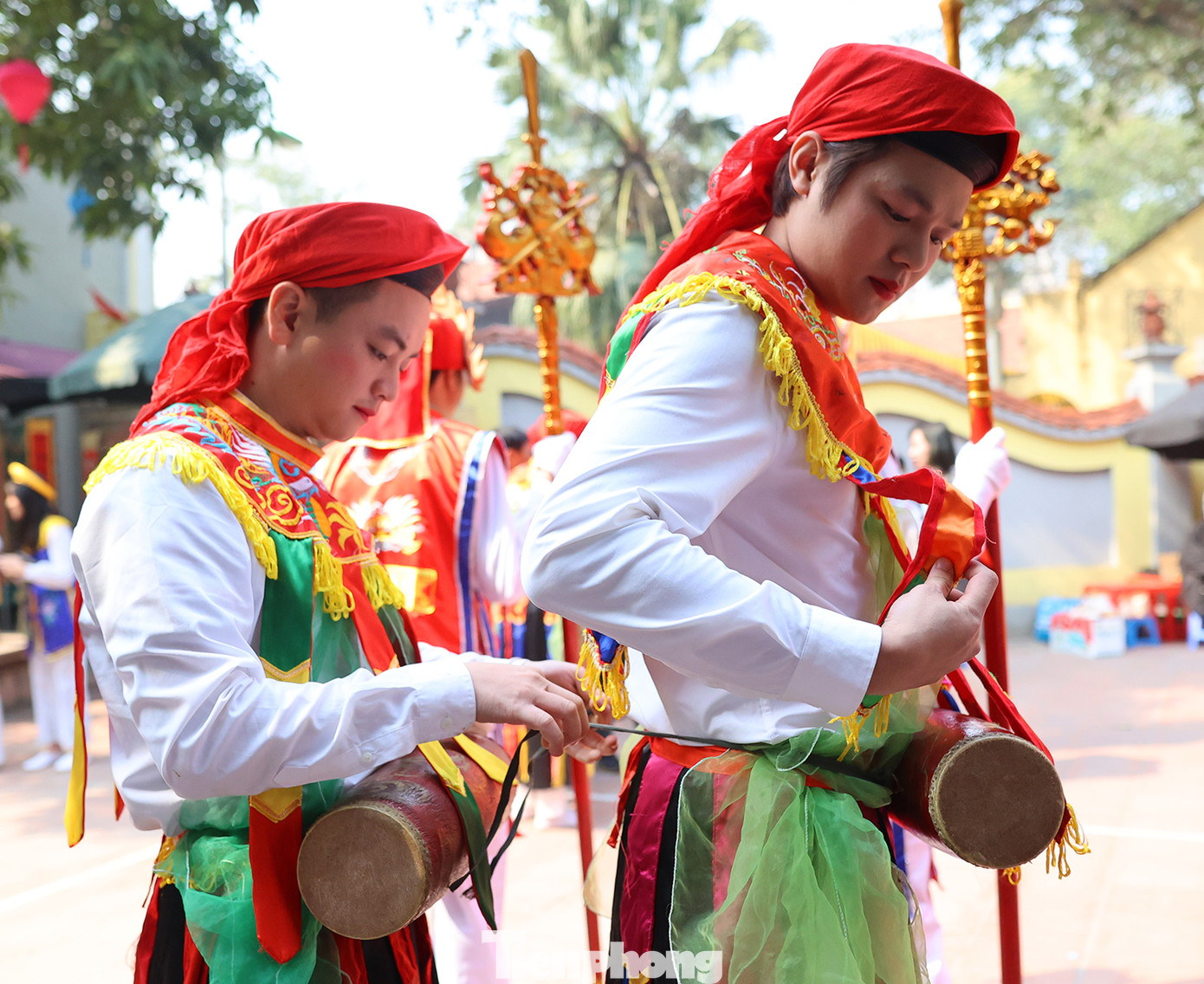 Lễ hội truyền thống làng Triều Khúc khai hội vào 14h ngày 30/1 (mùng 9 tháng giêng).