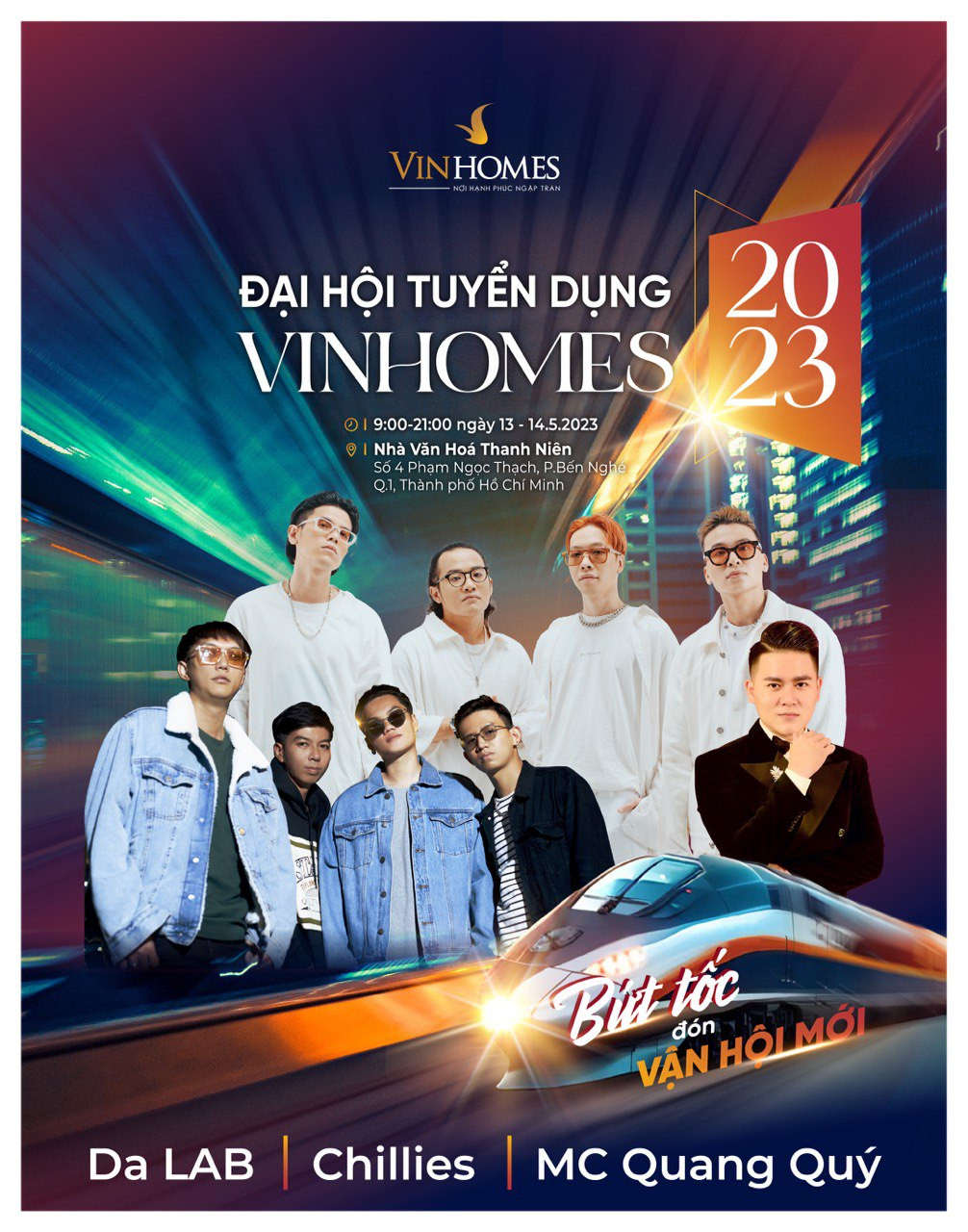 Chương trình có sự góp mặt của nhiều ca sỹ, nhóm nhạc nổi tiếng cùng các buổi toạ đàm đến từ những chuyên gia nổi tiếng trong lĩnh vục tuyển dụng, bất động sản. Chương trình có sự góp mặt của nhiều ca sỹ, nhóm nhạc nổi tiếng cùng các buổi toạ đàm đến từ những chuyên gia nổi tiếng trong lĩnh vục tuyển dụng, bất động sản.