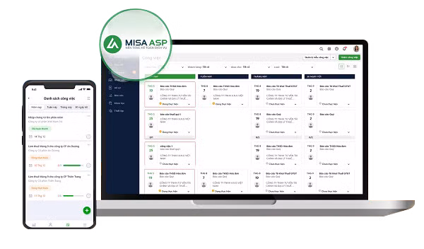 Với nền tảng MISA ASP, kế toán dịch vụ được giải phóng khỏi các thao tác thủ công và gia tăng năng suất gấp 10 lần