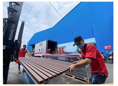 Gỗ nhựa ngoài trời Kosmos được phân phối khắp cả nước.