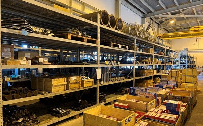 Kho vật tư của Công ty Nhiệt điện Mông Dương Kho vật tư của Công ty Nhiệt điện Mông Dương