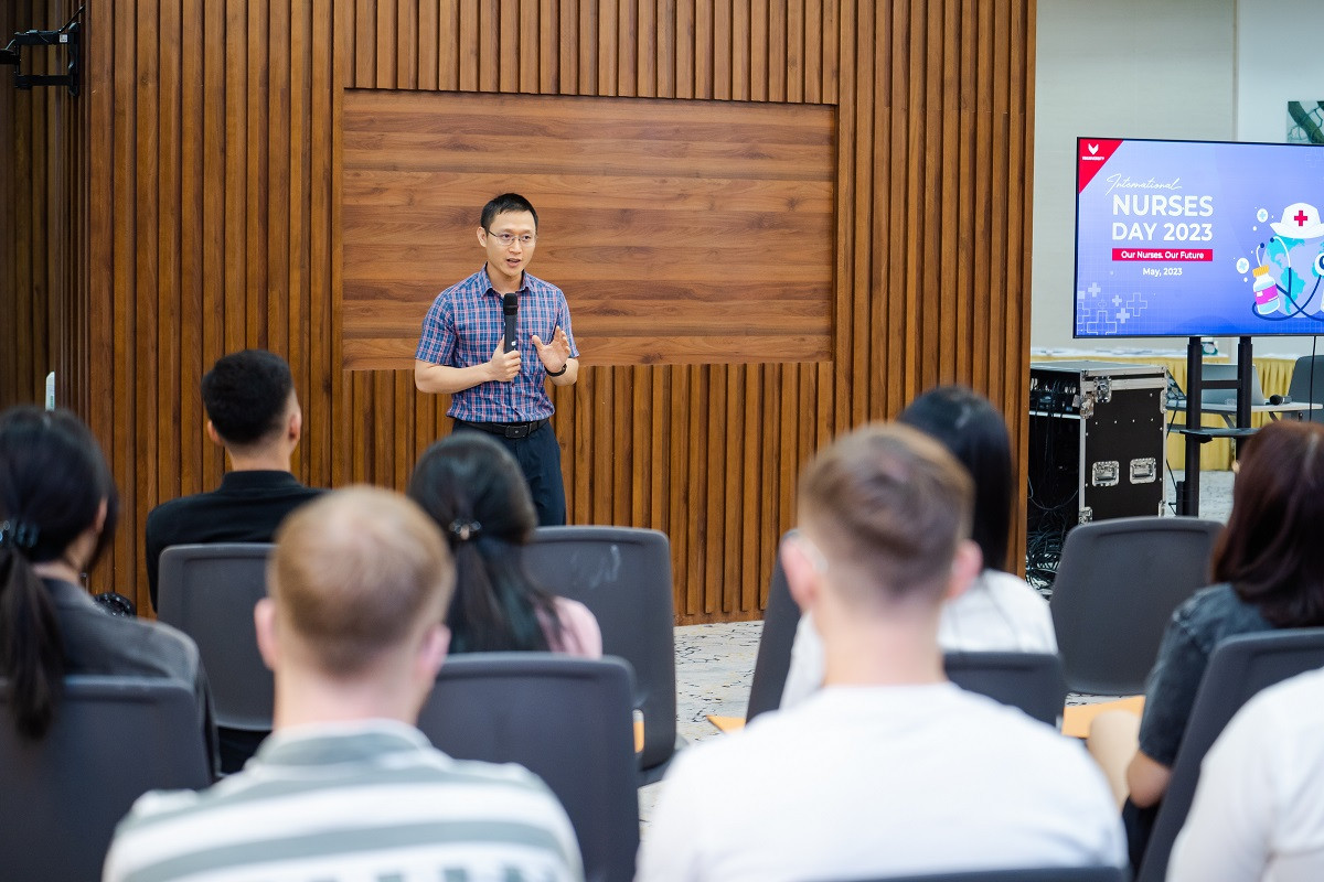 TS. Nguyễn Hoàng Long mong muốn đưa chương trình điều dưỡng tại VinUni trở thành chương trình tốt, được công nhận ở Việt Nam và trên thế giới