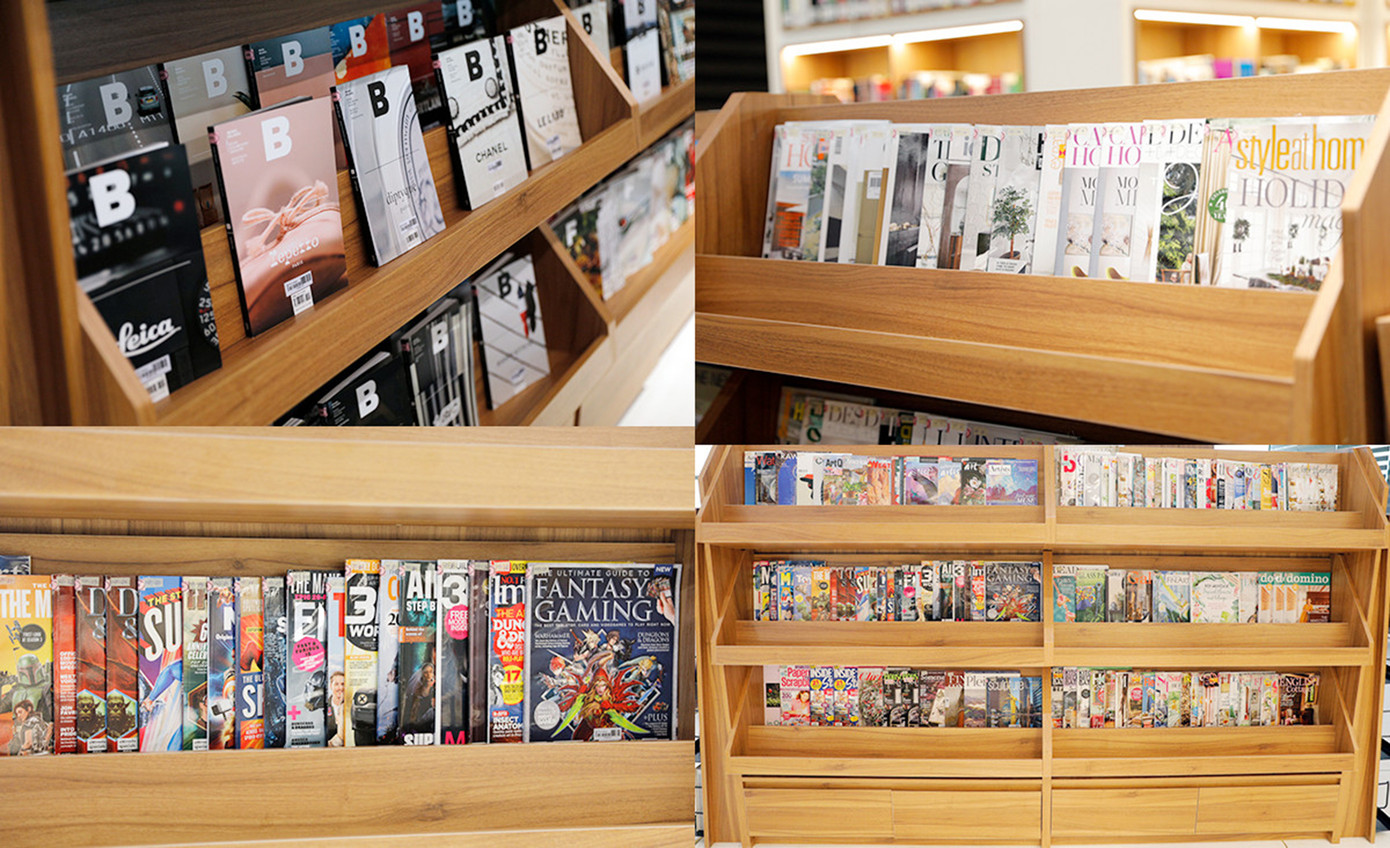 Đa dạng sách báo, truyện tranh, sách kỹ năng, tạp chí,…