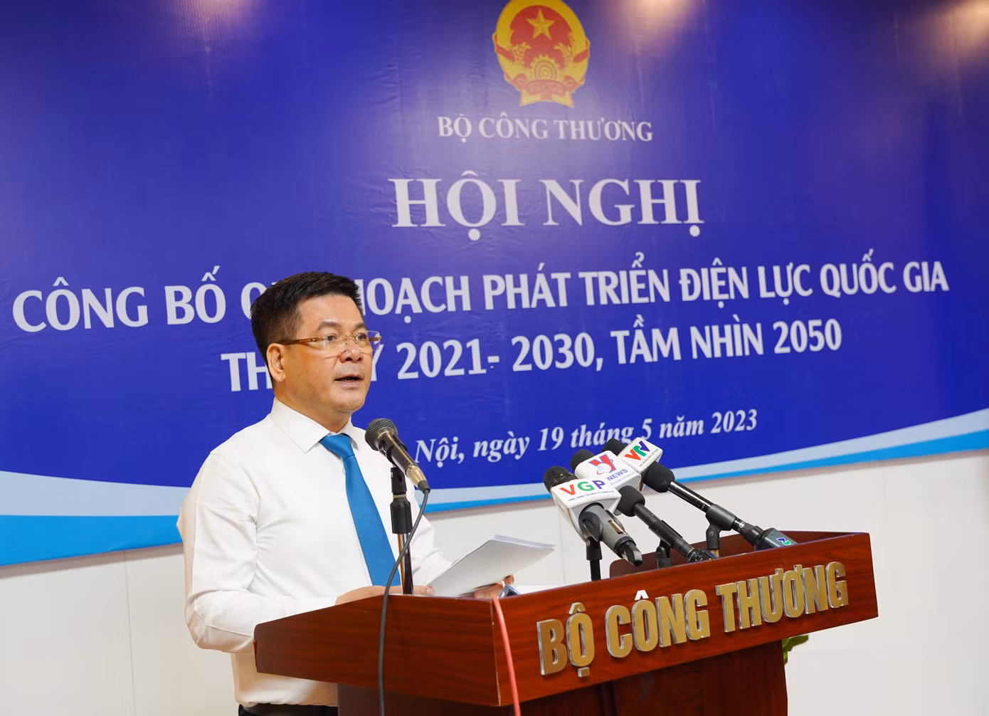 Bộ trưởng Công Thương Nguyễn Hồng Diên phát biểu tại hội nghị