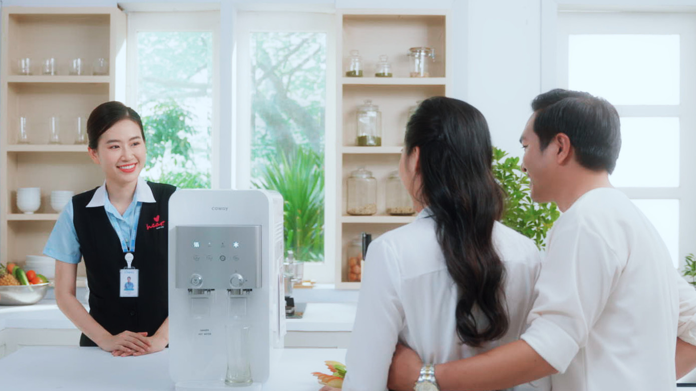 Một hình ảnh trong TVC vừa ra mắt về đội ngũ Cody của Coway Vina