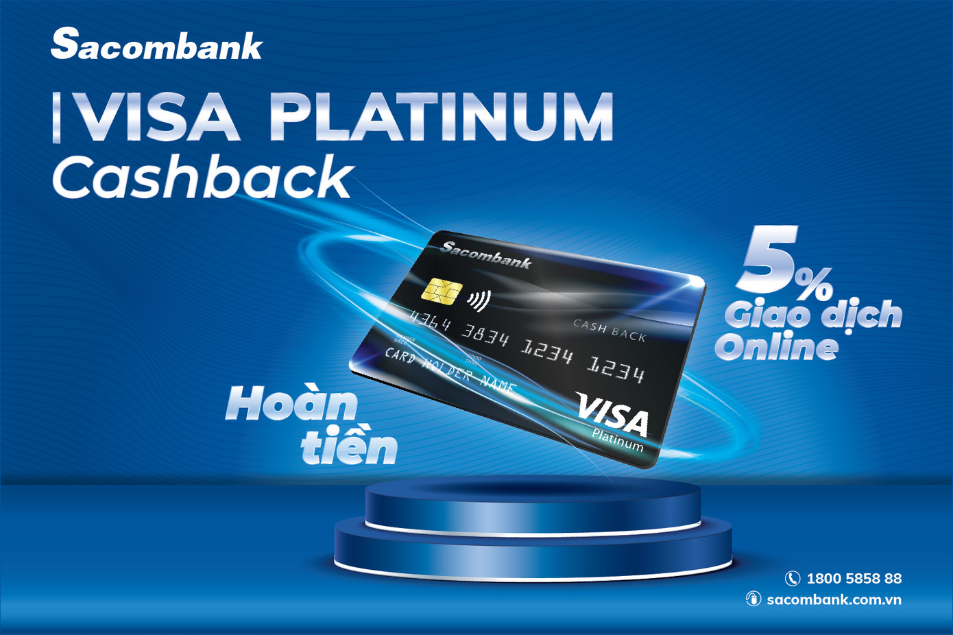 Dòng thẻ Sacombank Platinum Cashback đang được nhiều người dùng ưu tiên lựa chọn