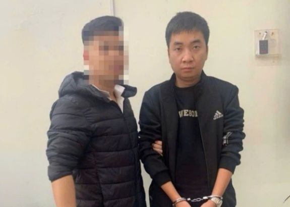 Đối tượng Phạm An Tân tại cơ quan Công an.