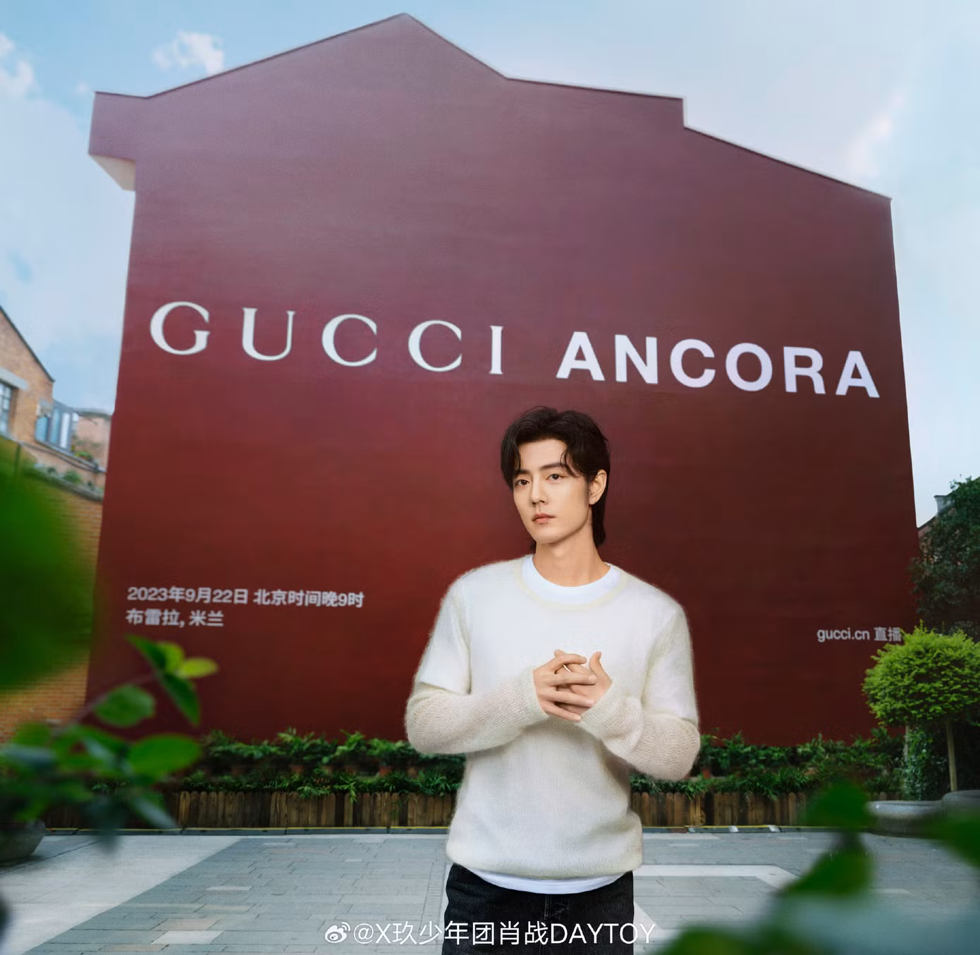 Hình ảnh quảng bá được đăng tải trên Weibo của nam diễn viên.