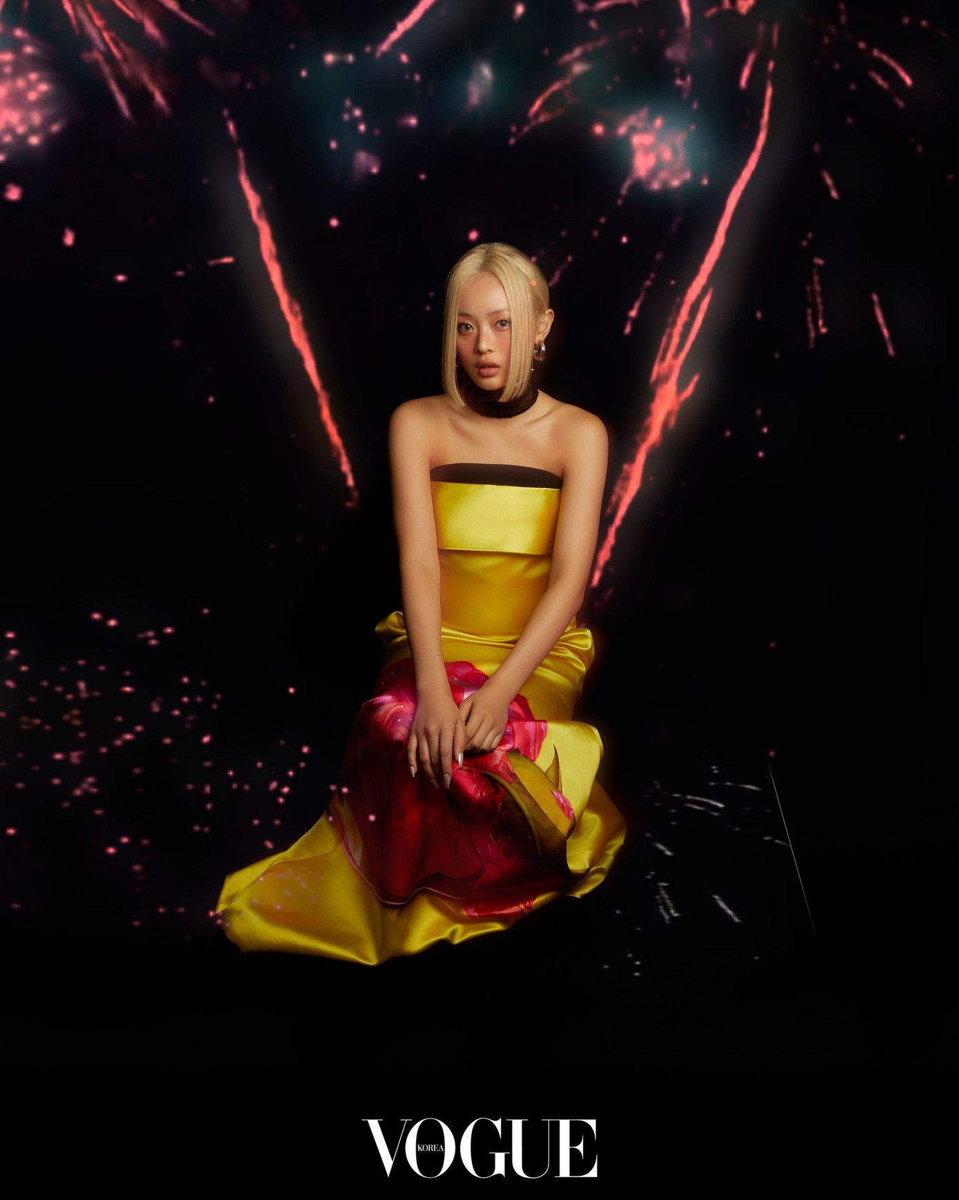 Hanni NewJeans xuất hiện khác lạ với kiểu tóc hime vàng.