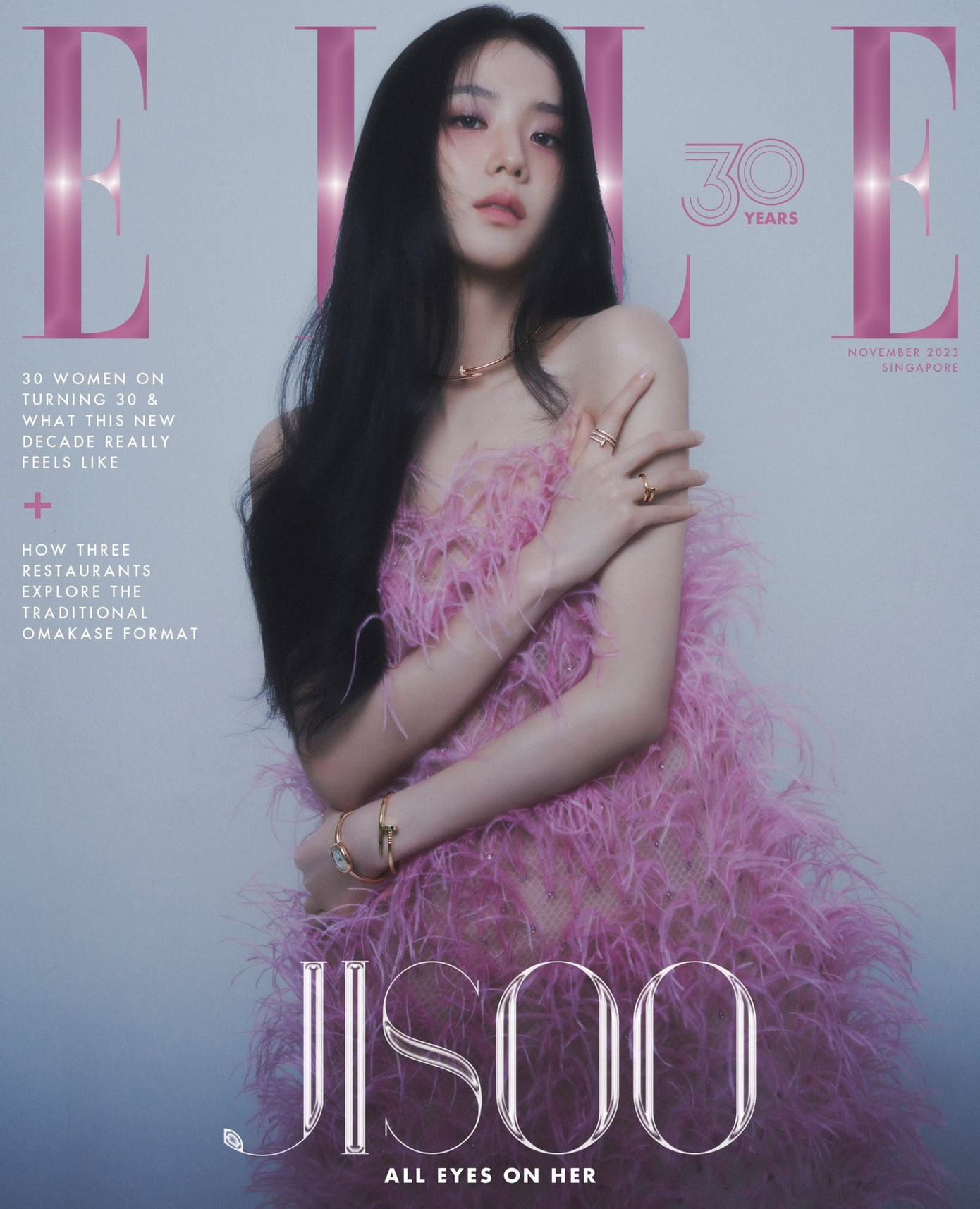 ELLE Singapore nhận định Jisoo BLACKPINK là gương mặt trang bìa hoàn hảo cho dịp sinh nhật 30 tuổi của tạp chí. ELLE Singapore nhận định Jisoo BLACKPINK là gương mặt trang bìa hoàn hảo cho dịp sinh nhật 30 tuổi của tạp chí.