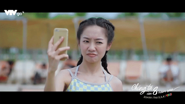 Tạo hình nhân vật trẻ trung cùng nét diễn tự nhiên của nữ diễn viên được đánh giá cao.