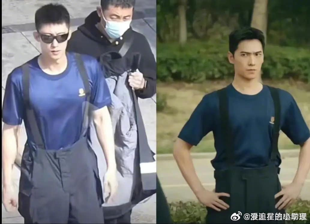 Dương Dương (phải) bị cho là đứng cũng gồng cứng người để đẹp, không tự nhiên như Hoàng Cảnh Du (trái). Dương Dương (phải) bị cho là đứng cũng gồng cứng người để đẹp, không tự nhiên như Hoàng Cảnh Du (trái).