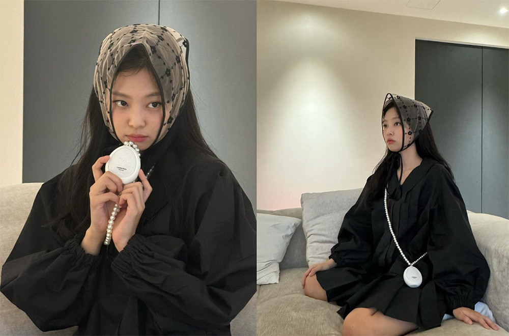Jennie BLACKPINK &quot;nhá hàng&quot; sản phẩm nước hoa và son dưỡng mới với thiết kế hình quả trứng lạ mắt của Tamburins trên trang cá nhân.