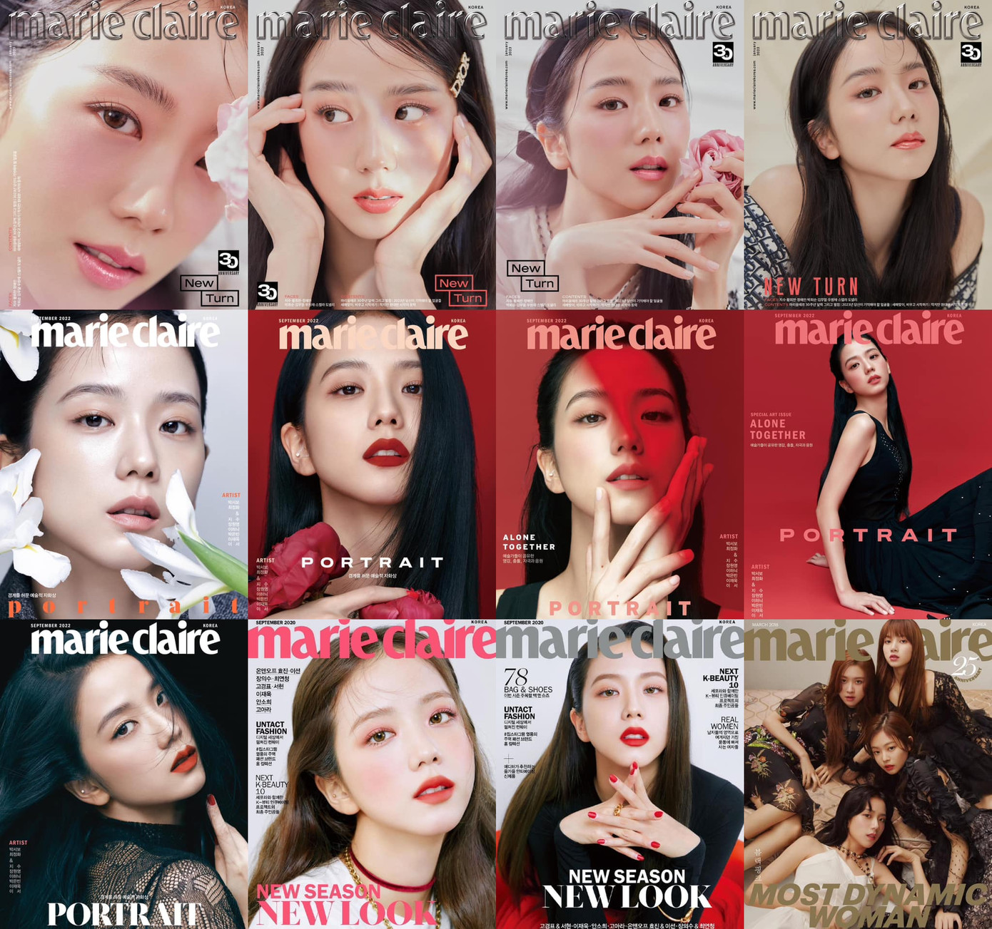 Sau khi &quot;mở bát&quot; với bìa Khai niên 2023 của tạp chí, Jisoo BLACKPINK tiếp tục bỏ túi số Kim cửu danh giá trên Marie Clarie Hàn.