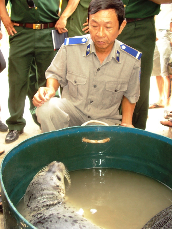 bàn giao để động vật quý hiếm được trả lại môi trường tự nhiên”