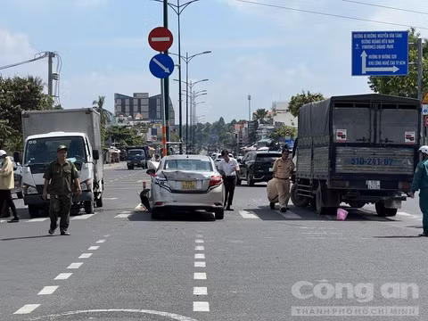 Hiện trường vụ tai nạn.