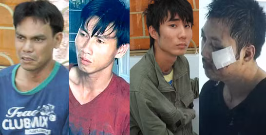 Quốc, Hải, Thái và Khánh (từ trái qua). Ảnh: Vnexpress