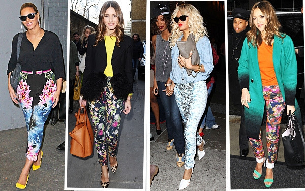 Nổi bật và phong cách cùng quần họa tiết hoa ảnh 10