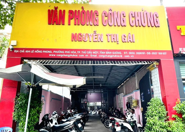 Văn phòng công chứng Nguyễn Thị Gái Văn phòng công chứng Nguyễn Thị Gái