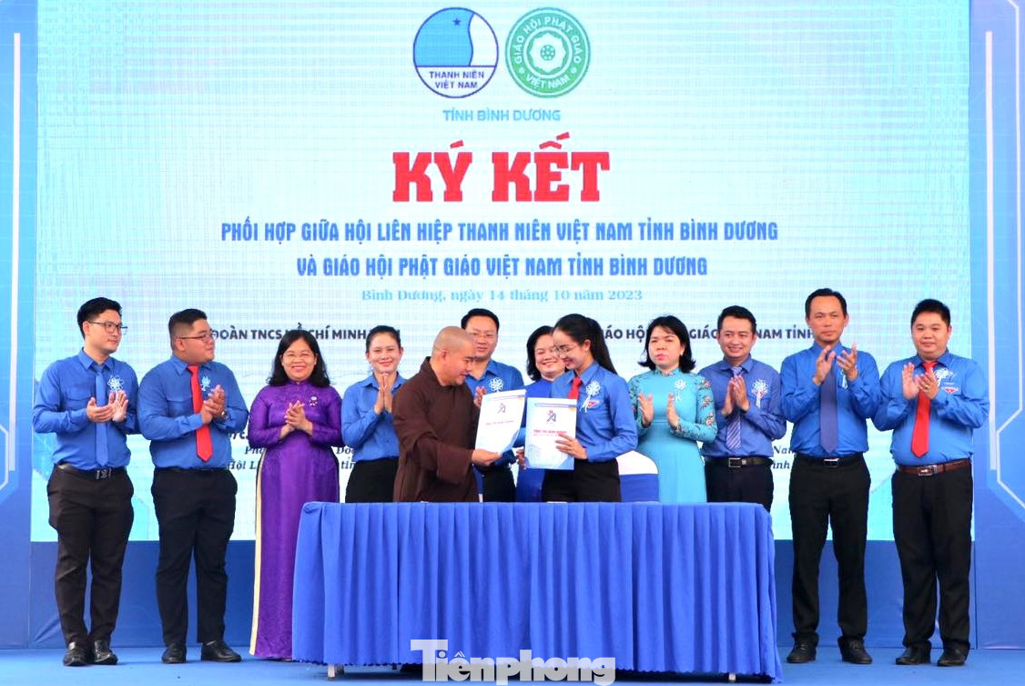 Hội LHTN Việt Nam tỉnh Bình Dương tổ chức ký kết phối hợp với Ban Trị sự Giáo hội Phật giáo Việt Nam tỉnh Bình Dương