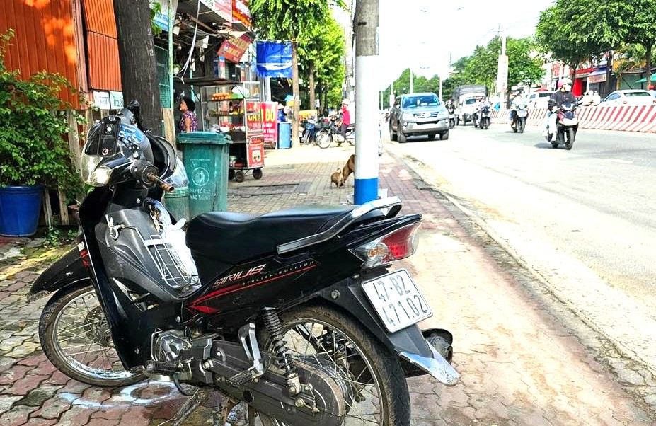 Xe máy của nạn nhân