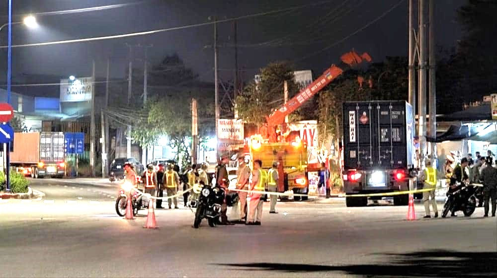 Hiện trường vụ tai nạn