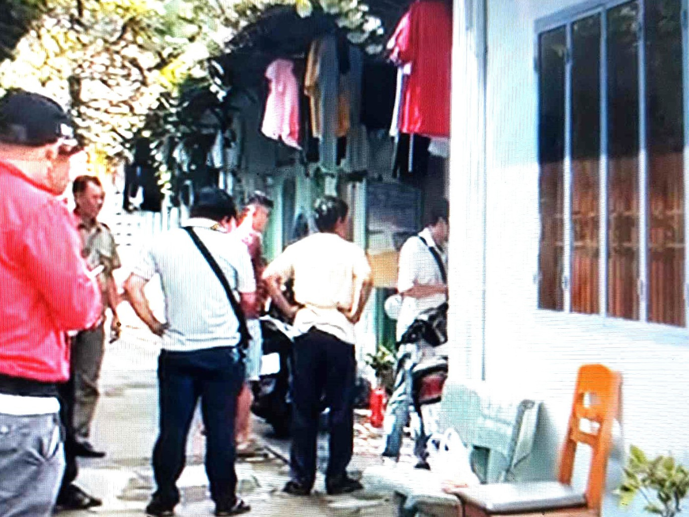 Hiện trường nơi xảy ra vụ việc