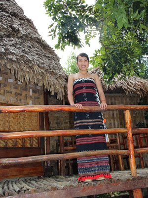 Đinh Thị Thìn trở thành hạt giống của làng du lịch Bhờ Hôồng