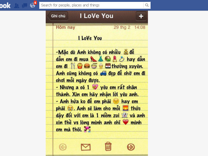 Tin nhắn hình gây thích thú đối với nhiều bạn trẻ