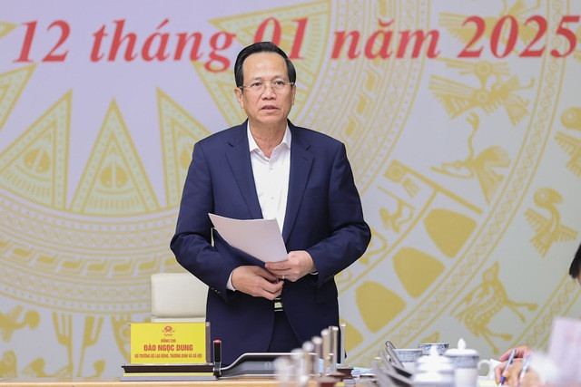 Bộ trưởng Bộ LĐ,TB&XH Đào Ngọc Dung. Ảnh: Nhật Bắc Bộ trưởng Bộ LĐ,TB&XH Đào Ngọc Dung. Ảnh: Nhật Bắc