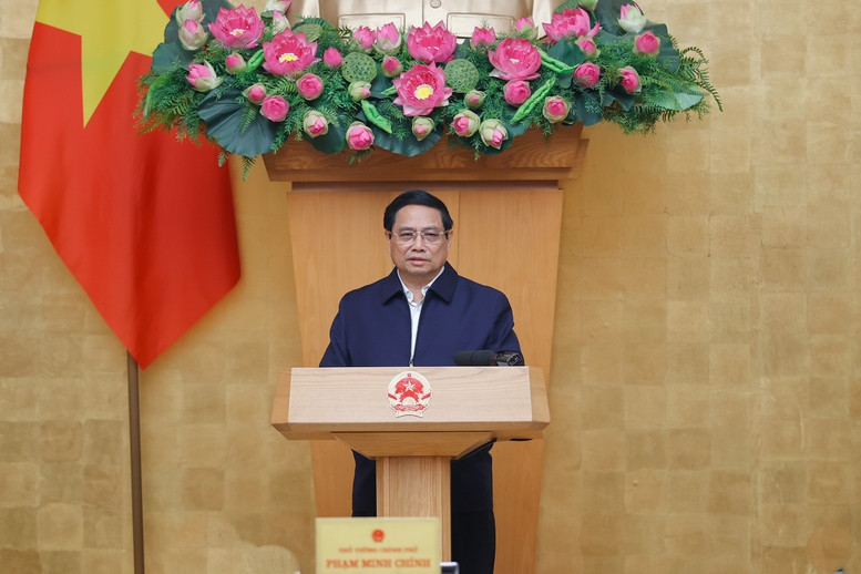 Thủ tướng Phạm Minh Chính chủ trì phiên họp Chính phủ chuyên đề về xây dựng pháp luật tháng 1/2025. Ảnh: Nhật Bắc Thủ tướng Phạm Minh Chính chủ trì phiên họp Chính phủ chuyên đề về xây dựng pháp luật tháng 1/2025. Ảnh: Nhật Bắc