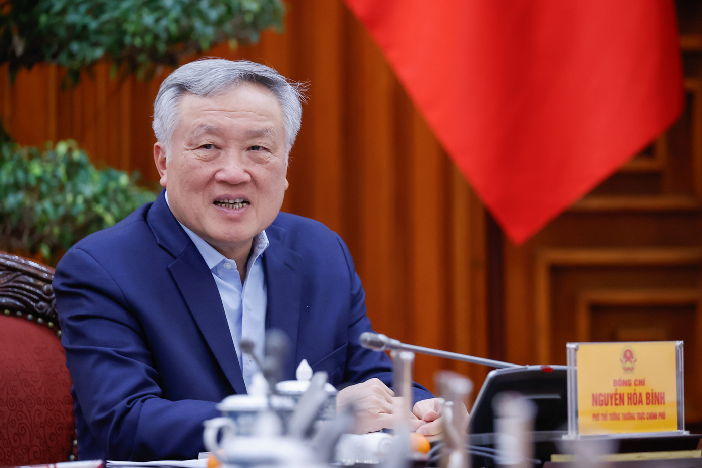 Phó Thủ tướng Thường trực Nguyễn Hòa Bình. Ảnh: Nhật Bắc Phó Thủ tướng Thường trực Nguyễn Hòa Bình. Ảnh: Nhật Bắc